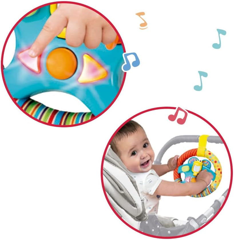 babykleurig babyspeelgoed Wheel N Sounds Driver Babyspeelgoed Naty Shop