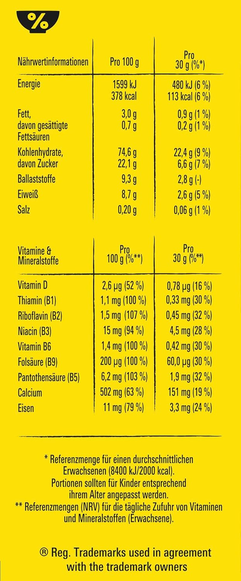 Nesquik Nestlé Nesquik Crunchy Breakfast, ontbijtgranen met chocolade en volle granen, 1 pakje (1 x 330 g)