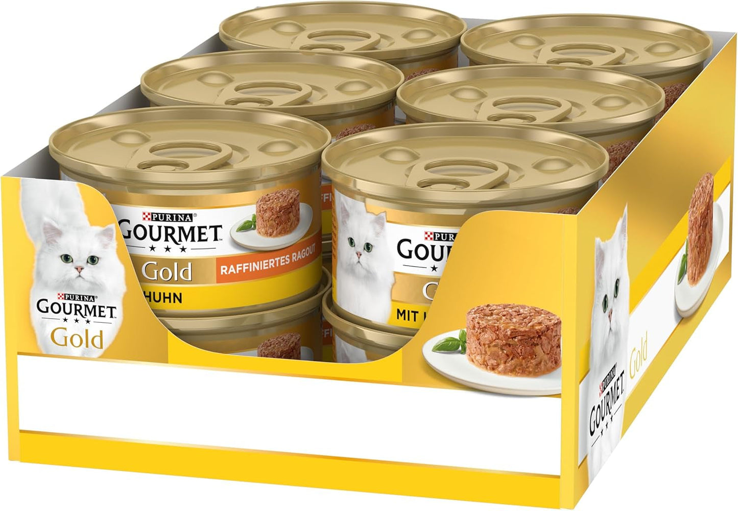 Gourmet Gold Verfijnde Ragout Kip Nat Kattenvoer 12 Stuks (12 x 85g)