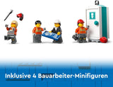 LEGO City Mobiele bouwkraan Bouwspeelgoed voor jongens en meisjes Creatief kindercadeau Lange uitschuifbare arm 4 bouwvakker minifiguren voor rollenspel 60409 Bouwsets Besuche in LEGO-Store