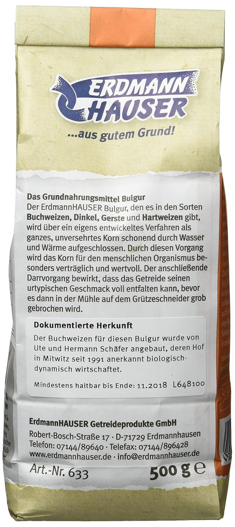 Biologische Boekweitbulgur 6 Pak (6 x 500g)