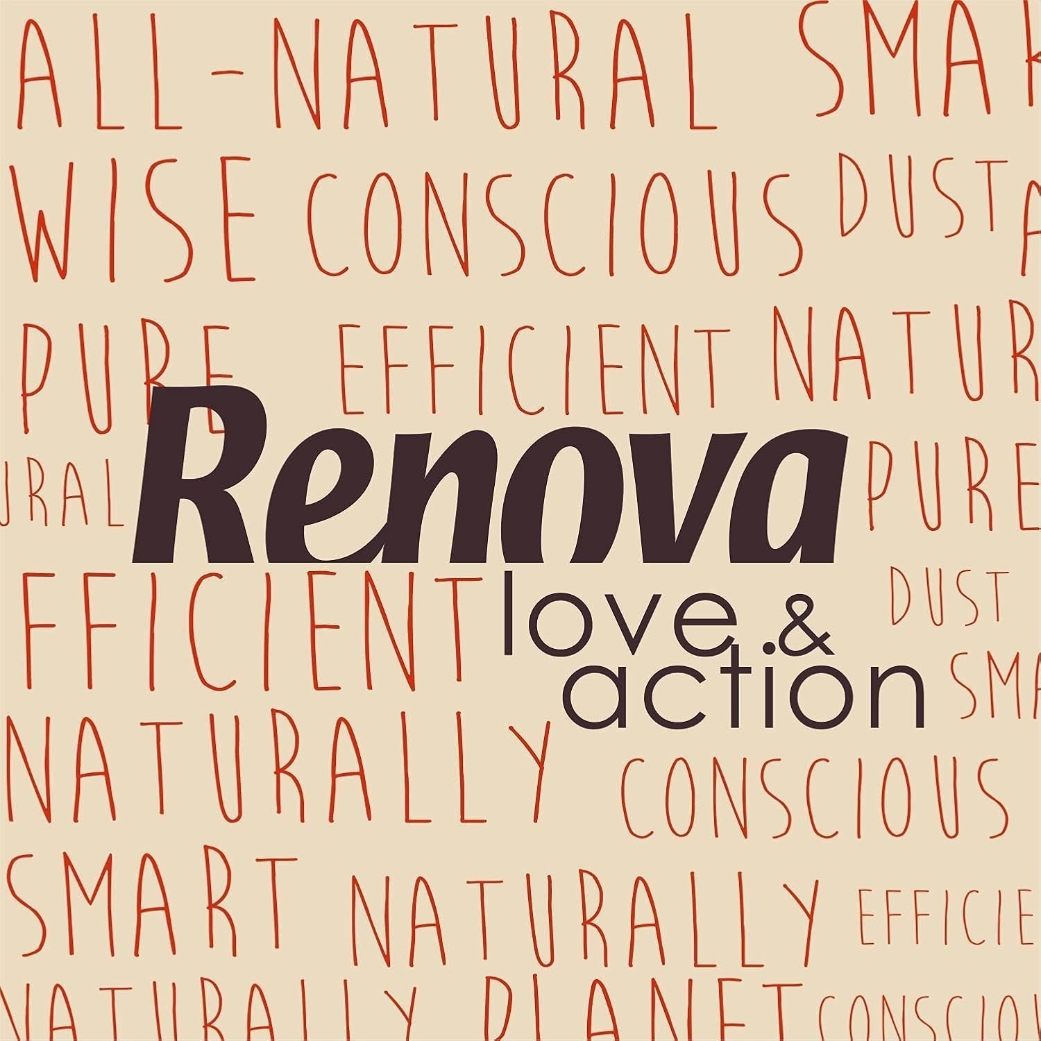 Toiletpapier Renova Love & Action, Beiger Pakket 9 X 12 Rollos-: 108