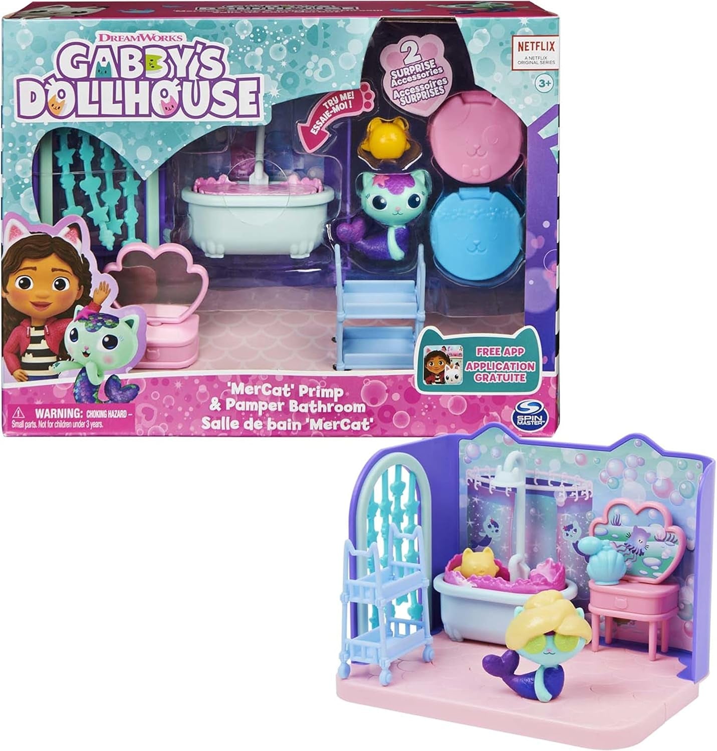 Gabby's Dollhouse Deluxe Kamer, Sweet Dreams en Gabby's Dollhouse Deluxe Kamer