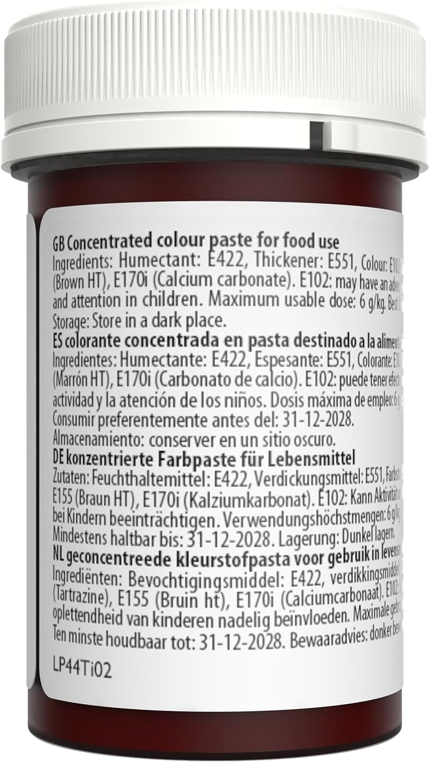 Sugarflair pasta-voedselkleuring, pastelkleur Honey Gold, pasta-voedselkleuring voor fondant en marsepein, Spectral geconcentreerde kleuren - 25 g
