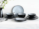 CreaTable, 23964, Serie Malmö, 18-teiliges Geschirrset voor 6 Personen, Teller Set aus Steinzeug, spülmaschinen- en microwellengeeignet, Qualitätsproductie