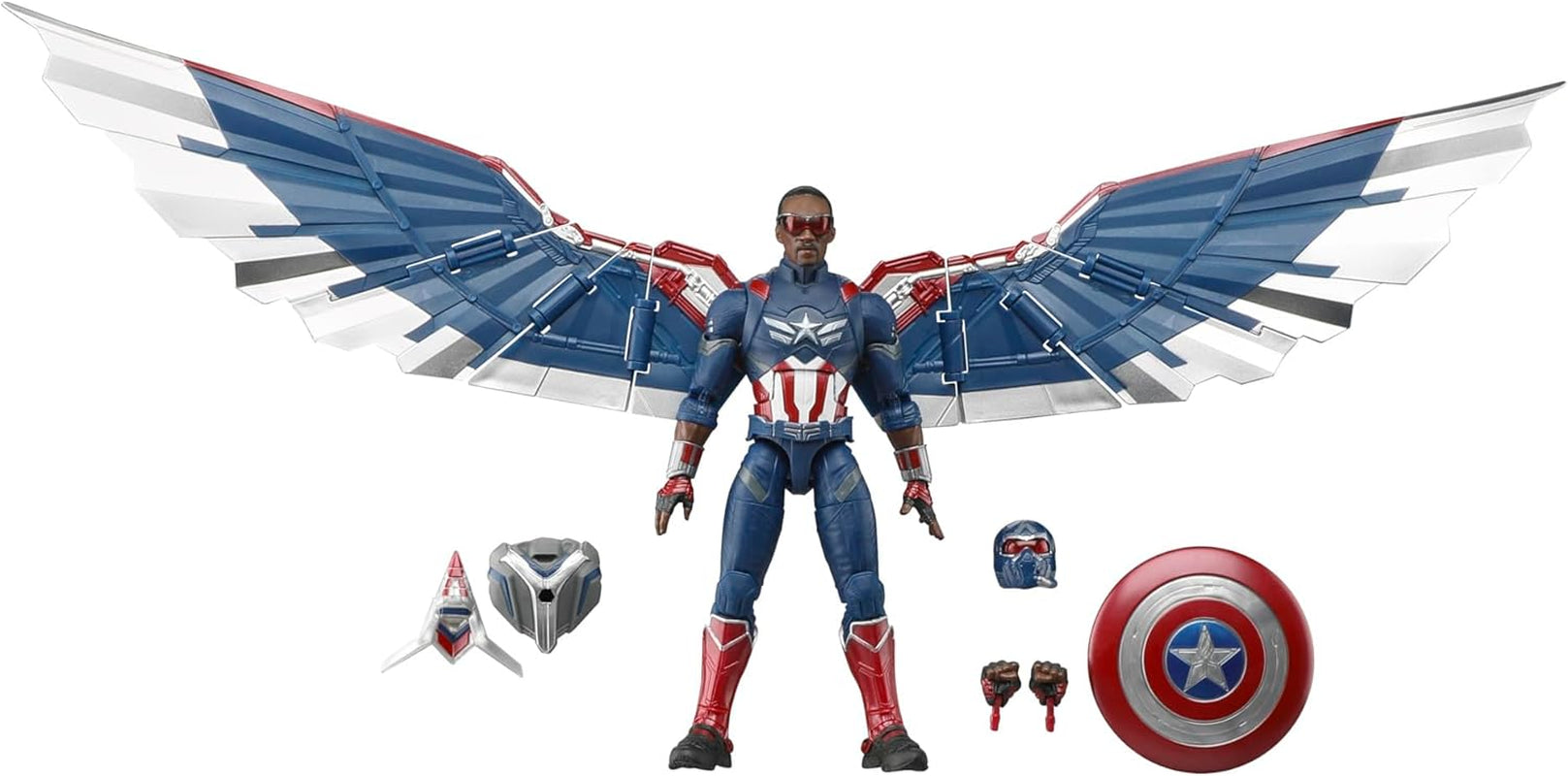 Marvel Legends Series Red Hulk-actiefiguur (schaal: 15 cm) voor Captain America: Brave New World Actiefiguren Naty Shop Captain America