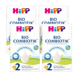 HiPP 2 Biologische Combiotik (4 x 600g), opvolgmelk na 6 maanden, met zetmeel, natuurlijke culturen van melkzuur, GOS, Omega-3 (DHA, ALA), van de beste biologische kwaliteit
