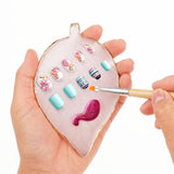 Resin Nail Art Palette Blatt Form Nail Art Werkzeuge Kit Nail Gel Polish Kleuren Palet voor DIY Nail Art Make-Up Nagel Decoratie Zubehör