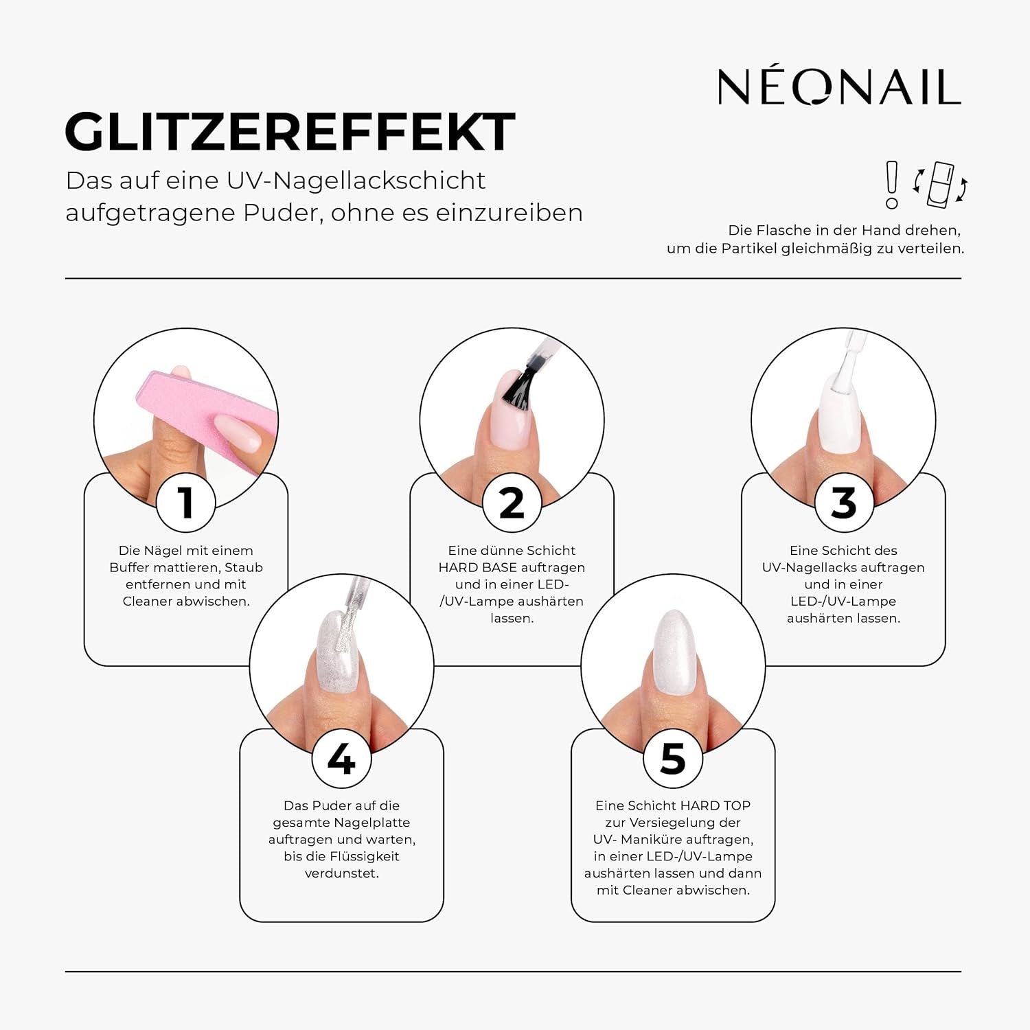 NÉONAIL Vloeibaar nagelpoeder Chameleon 04 - Flüssiger Nagelpuder - Chrome Nagelpoeder - Glitzer Nägel Puder - Nail Art - Nageldesign Zubehör - Glitterpoeder - Chrom Nagelpuder - Grün, Gelb - 6.5 Ml