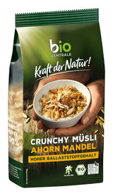 Krokante muesli met bessen Biozentrale | 375 g biologische Muesli | Ideaal voor het ontbijt en je kopje meeneemmuesli | Een alternatief voor mueslirepen