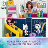 Lego 10788 Gabby's poppenhuis speelgoedset, 8 kamers en 4 verdiepingen Gabby's poppenhuis speelgoed met Pandi, Meerkat, Kuchi figuren en accessoires, cadeau voor 4-jarige meisjes, jongens en kinderen Bouwsets Besuche den LEGO-Store