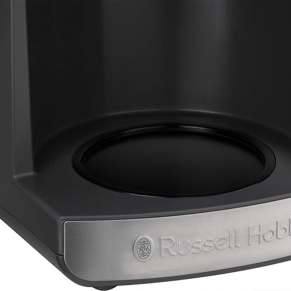 Russell Hobbs koffiezetapparaat met molen en thermische karaf [digitale timer, douchekop voor optimale extractie en aroma] Grind&Brew (1-10 kopjes, 3 maalinstellingen) Filterkoffiezetapparaat 25620-56