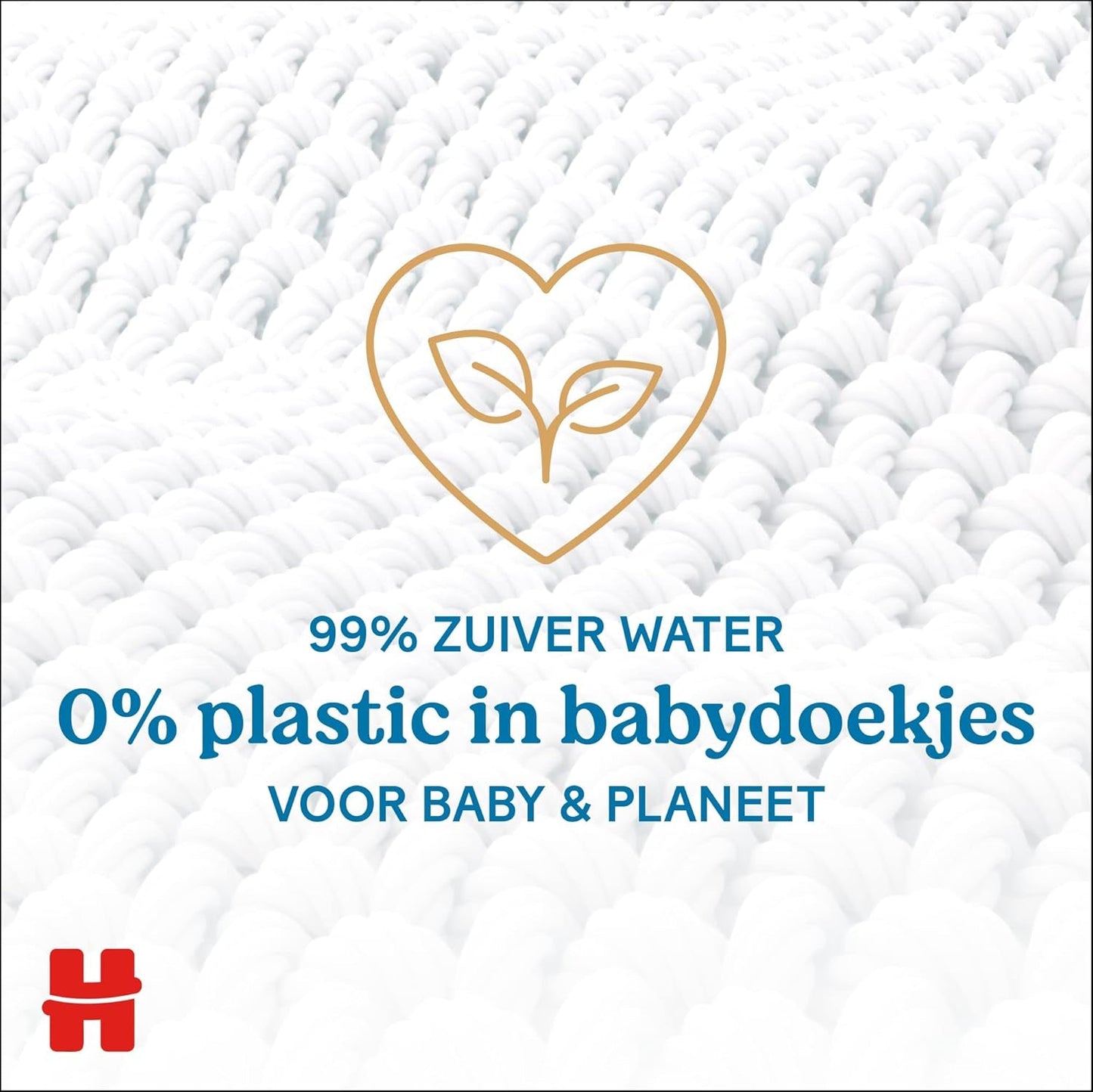 Huggies natuurlijk biologisch afbreekbare vochtige doekjes voor gevoelige baby's, 8 x 48 doekjes, bulkverpakking