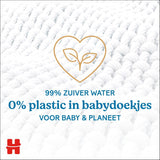 Huggies natuurlijk biologisch afbreekbare vochtige doekjes voor gevoelige baby's, 8 x 48 doekjes, bulkverpakking