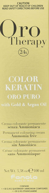 Fanola Oro Therapy Color Keratine 5.0 100ml Naty Shop Haarverf 9.1 Lichtblond As