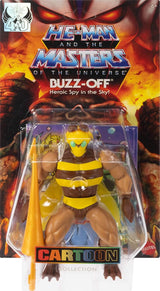 Masters of the Universe Origins Action Figure Buzz-Off uit de tekenfilmcollectie, ongeveer 14 cm groot, uit de tv uit de jaren 80, Bee Leader met vleugels en bril met speer, JBM88 Actiefiguren Naty Shop
