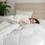 Good Nite Quilt All Seasons Quilt 155X220 Cm 4 Seizoenen Quilts Microvezel Quilt Four Seasons Quilt Wit (155X220 Cm) Quilts en Quilts Naty Shop