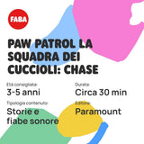 Geluidsfiguur - PAW Patrol Puppyteam: Chase - geluidsverhalen en sprookjes, jongens en meisjes 2-4 jaar, Italiaanse versie Babyspeelgoed Naty Shop