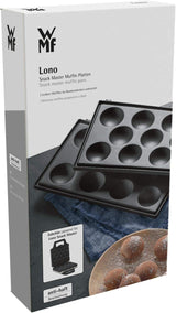 Accessoires WMF Lono Snack Master, set van 2 muffinplaten, antiaanbaklaag Vormen en bakplaten Naty Shop
