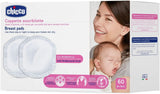 Chicco Naturalfeeling Antibacteriële tampons, 60 stuks Voedings- en borstvoedingsaccessoires Bebe Naty Shop