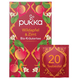 Pukka | Mix van biologische gearomatiseerde thee "Vanilla Chai" | Kaneel, gember en vanille | Thee voor een traktatie met natuurlijke zoetheid | Verpakking van 1 | 20 theezakjes