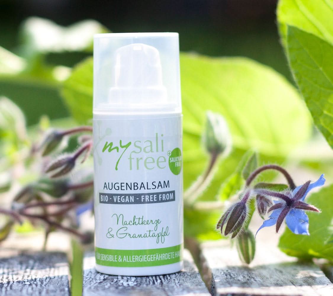 Mysalifree BIO EYE BALM, intensieve anti-rimpel oogcrème voor de gevoelige huid, met granaatappel en oker, 15 ml Cosmetica en Schoonheid Naty Shop