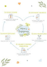 Mama's Coffee Pleasure®binky - Cremoso cafeïnevrije espressobonen - natuurlijke CO² cafeïnevrij maken - licht getrommeld in Italië - ideaal tijdens en na de zwangerschap