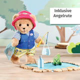 Baby Born Teddy Angler-kostuum met hengel voor poppen van 43 cm en teddybeer, 835982 Zapf Creation