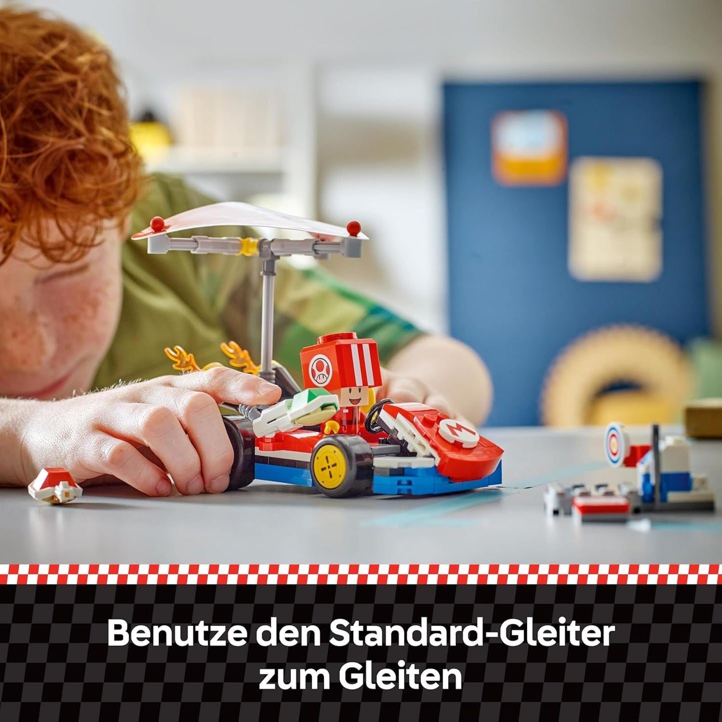 LEGO Super Mario: Mario Kart - Standaardkart, Nintendo-collectie, cadeau voor kinderen, laat jongens, meisjes en gamers vanaf 7 jaar zelfstandig spelen, avontuurlijk speelgoed met padfiguur 72032 Bouwsets Besuche in LEGO-Store