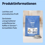 by Amazon Entkoffeinierte 100% Arabica-Kaffeepads, geeignet für Senseo-Maschinen, medium Röstung, 36 Stück (1 Packung mit 36 ​​​​Stück) – Rainforest Alliance-zertifiziert