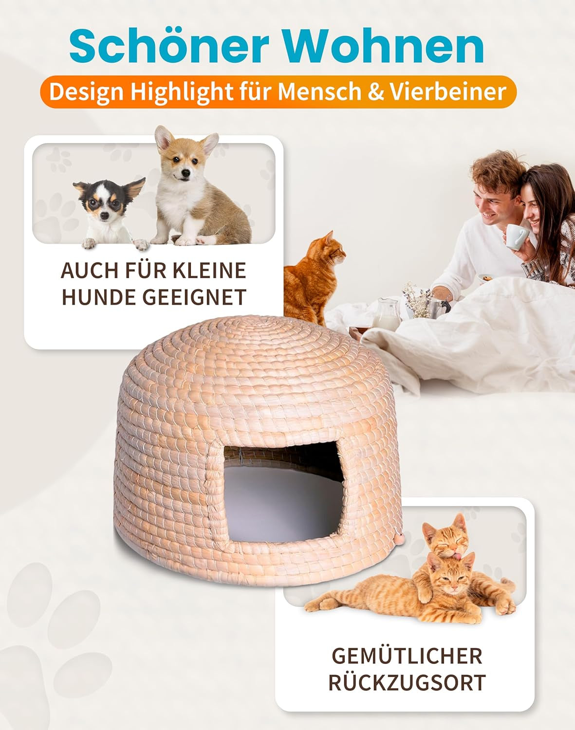 Dekens en meubels, Huisdieren, Grotten & Huizen, Katten, Kattenbedden, Katten - bedden, matrassen