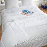 KSGB402460 Gewatteerd bed voor 2 personen, gemakkelijk wasbaar, wit, 220X240 cm Dekbedden en dekbedden Naty Shop