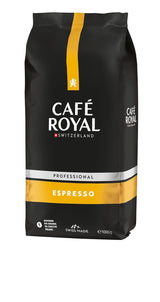 Café Royal Professional Line Espresso - Koffiebonen voor automatische espressomachines, Intense Body, Intense Roast, Sterkte 3/5, Rainforest Alliance, 1 kg