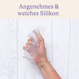 Lansinoh Silikon Milchpumpe & Muttermilchauffänger - Angenehmes & Extrem Weiches Silikon - Rettet Jeden Tropfen Muttermilch - Alternative Zu Milchauffangschalen, 1 Stück (1Er Pack) Accessoires Voeding en borstvoeding Bebe Naty Shop