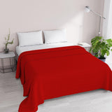 Zomerdekbed Satijn Strepen, polyester, crème, 260X250 Cm Quilts en quilts Naty Shop Rood 260X250 Cm