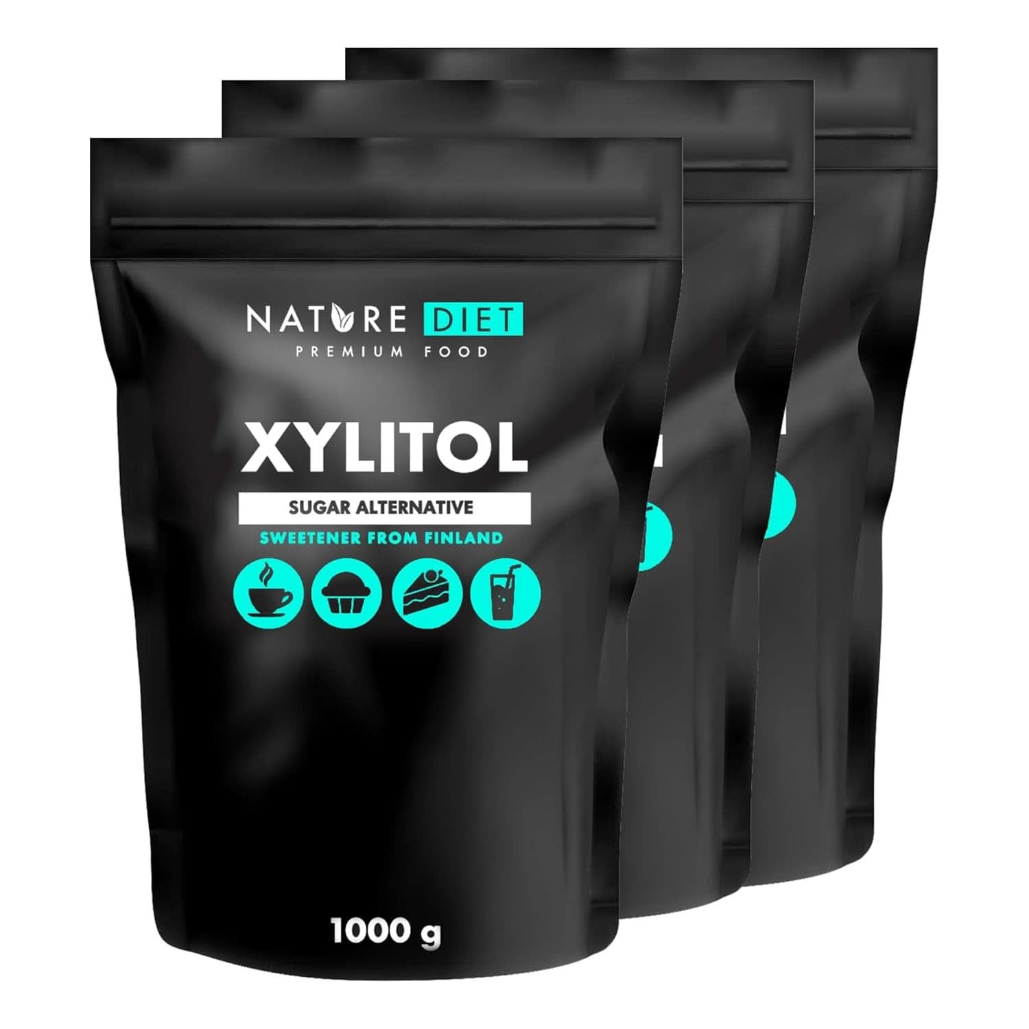 Nature Diet Xylitol, 1 kg Zoetstoffen Naty Shop