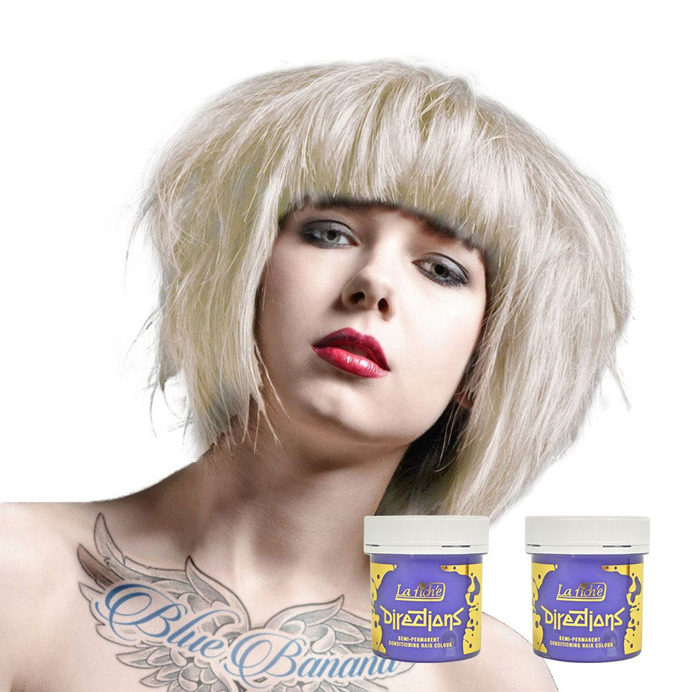Directions semi-permanente haarkleuring 88ml - Fluorescerend Oranje Haarverf Naty Shop Wit 88 Ml (pak van 2)