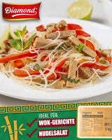 DIAMOND glasnoedels, glasnoedels van korte mungbonenzetmeel, natuurlijk veganistisch en glutenvrij - 1 x 5 kg