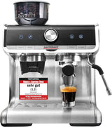 GASTROBACK espressomachine met molen inclusief melkkannetje, aandrukker en RVS portafilter - Barista espressomachine met melkopschuimer - Espressomachine met 30 maalstanden