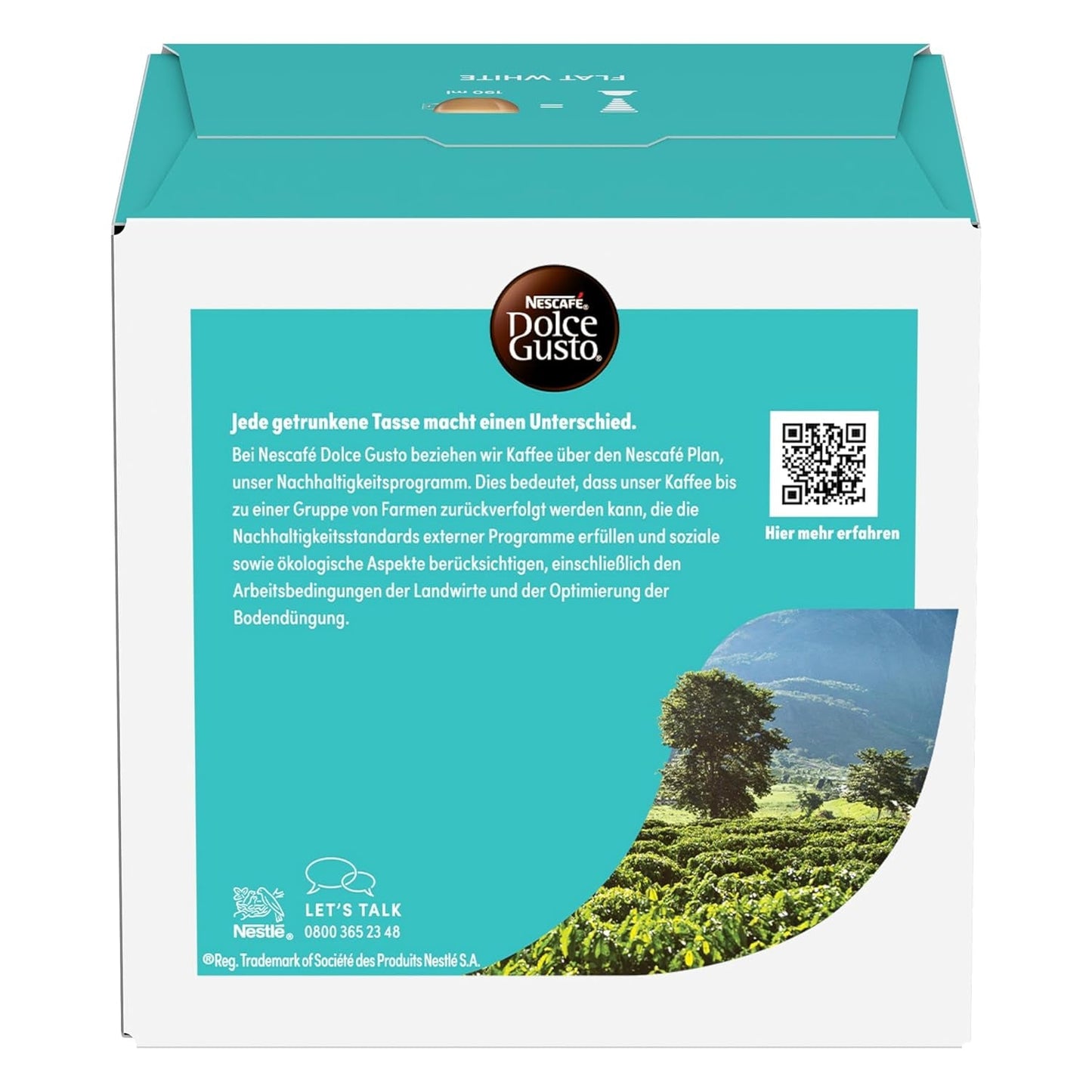 NESCAFÉ DOLCE GUSTO Flat White Kaffeekapseln 3er-pakket (3 x 16 Kapseln)