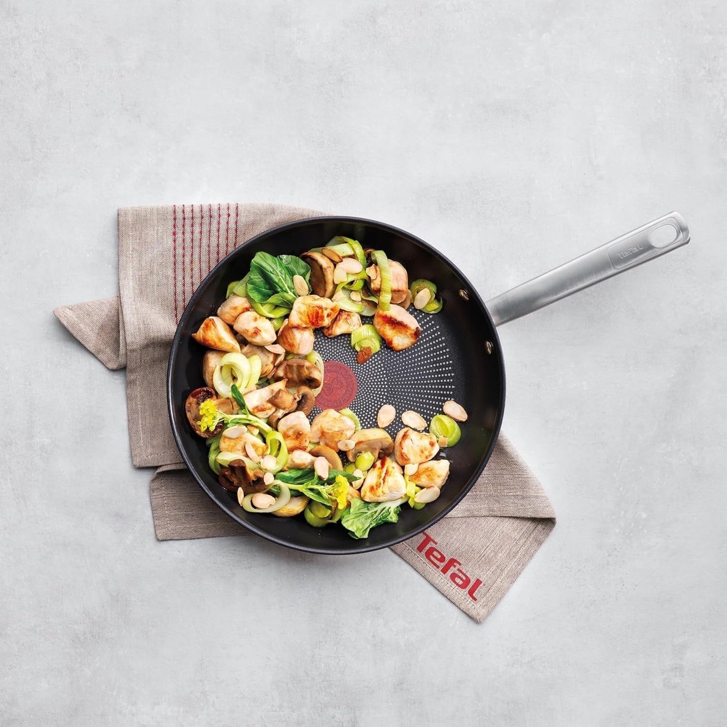TEFAL VIRTUOSO pan 28 cm, roestvrijstalen pan, inductie Potten en pannen Naty Shop