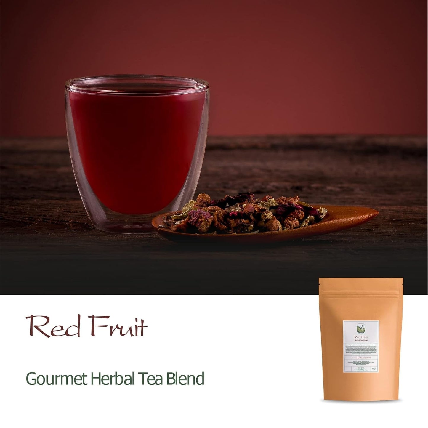 Mix van biologische fruit- en kruidenthee - 100% natuurlijke kruidenthee met de intense smaak van rood fruit - Fruitthee Biologische fruitthee Losse fruitthee Losse fruitthee Winterfruitthee