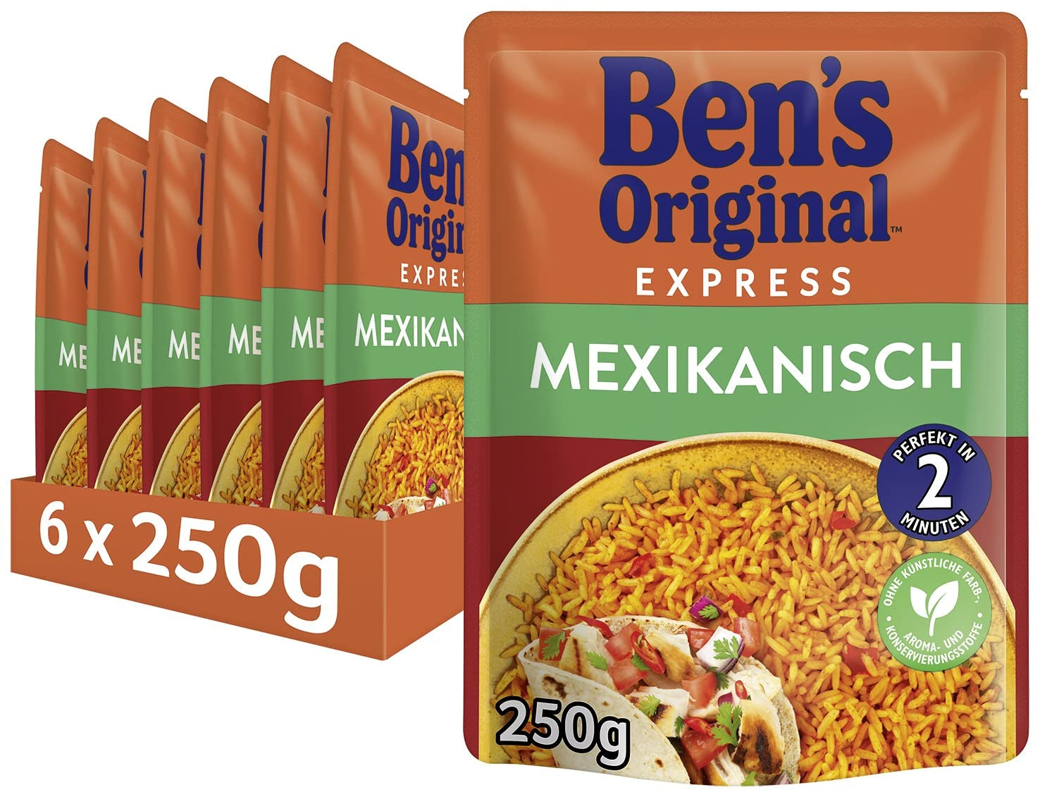 BEN'S ORIGINAL™ Mexicaanse expressrijst 6 x 220 g