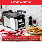 Tefal FR600D Clear Duo Frituurpan, frituren met minder rook en geurtjes, inhoud 1,2 kg, thermostaat, timer, groot kijkvenster zonder condens Huishoudelijke apparaten Naty Shop