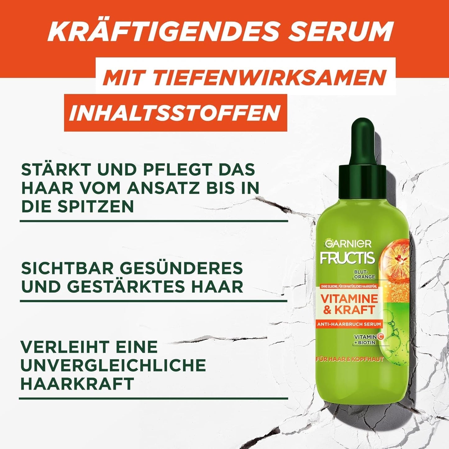Garnier versterkend serum voor dunner wordend haar en hoofdhuid Effectief tegen haaruitval 2 x 125 ml Garnier Haarverzorging