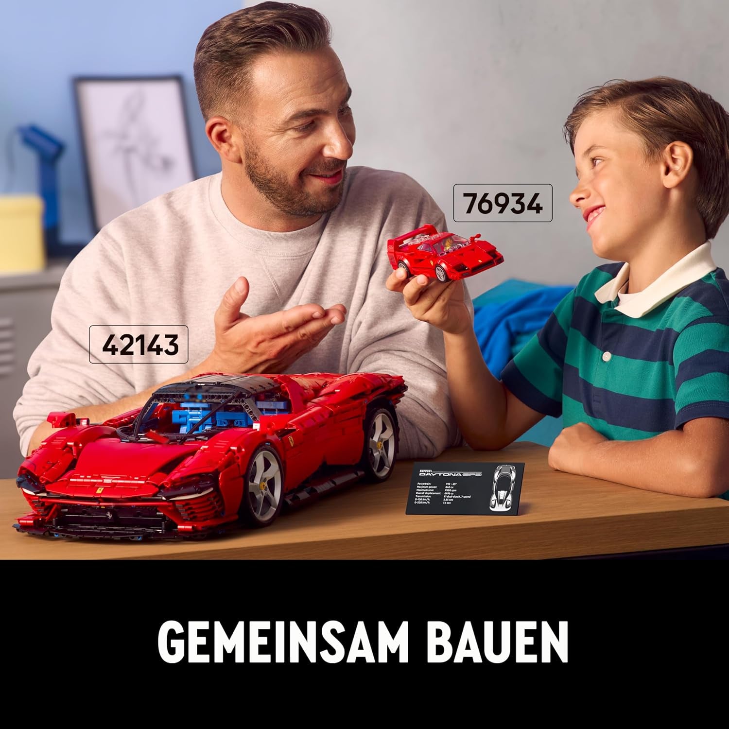 LEGO Speed Champions Ferrari F40 supersportwagen, speelset met bouwbare speelgoedauto en minifiguurbestuurder, verzamelbouwset voor kinderen, cadeau voor jongens en meisjes 76934 Bouwsets Besuche in LEGO-Store