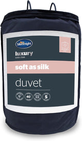 Dekbed Silentnight Soft as Silk, 10,5 tog, voor tweepersoonsbedden, wit, microvezel, wit, kingsize Quilts en quilts Naty Shop 40X25X25 cm 13,5 Tog