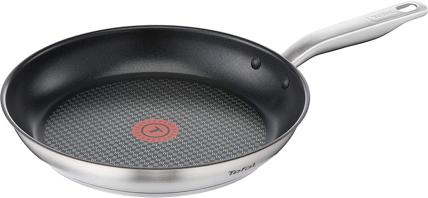 TEFAL VIRTUOSO pan 28 cm, roestvrijstalen pan, inductie Potten en pannen Naty Shop 28 cm Met antiaanbaklaag