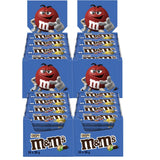 M&M's Pinda Chocolade Bulkverpakking 24 x 45g Chocolade Pinda Smaak Linzen Chocolade Cadeau (1080g) Ideaal als traktatie met voetbalthema