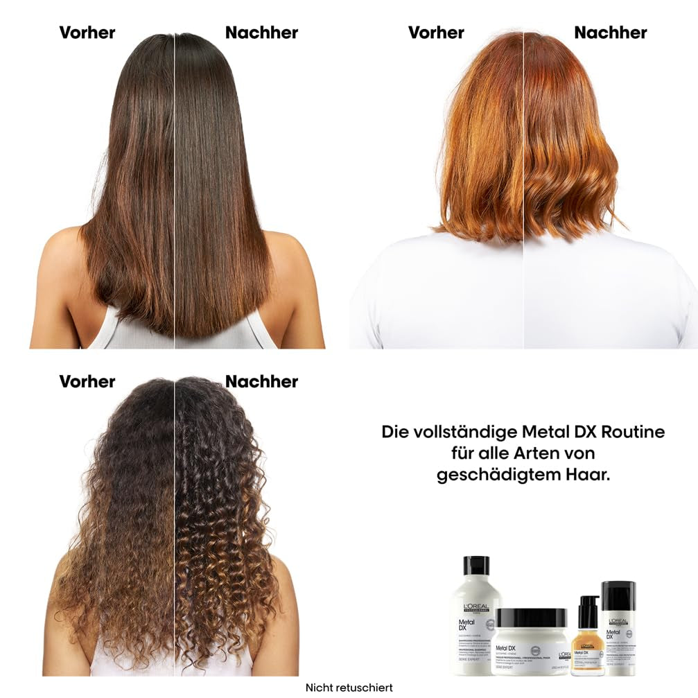 L'Oréal Professionnel Voor gekleurd haar, Stralende kleuren en glans, Expert assortiment, Metal DX Haarmasker Naty Shop